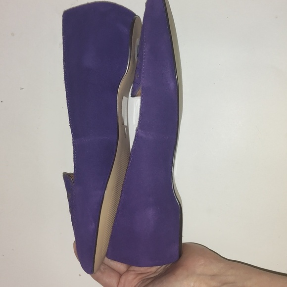 DV by Dolce Vita Purple Suede Lake Flats Size 10 - Picture 7 of 10